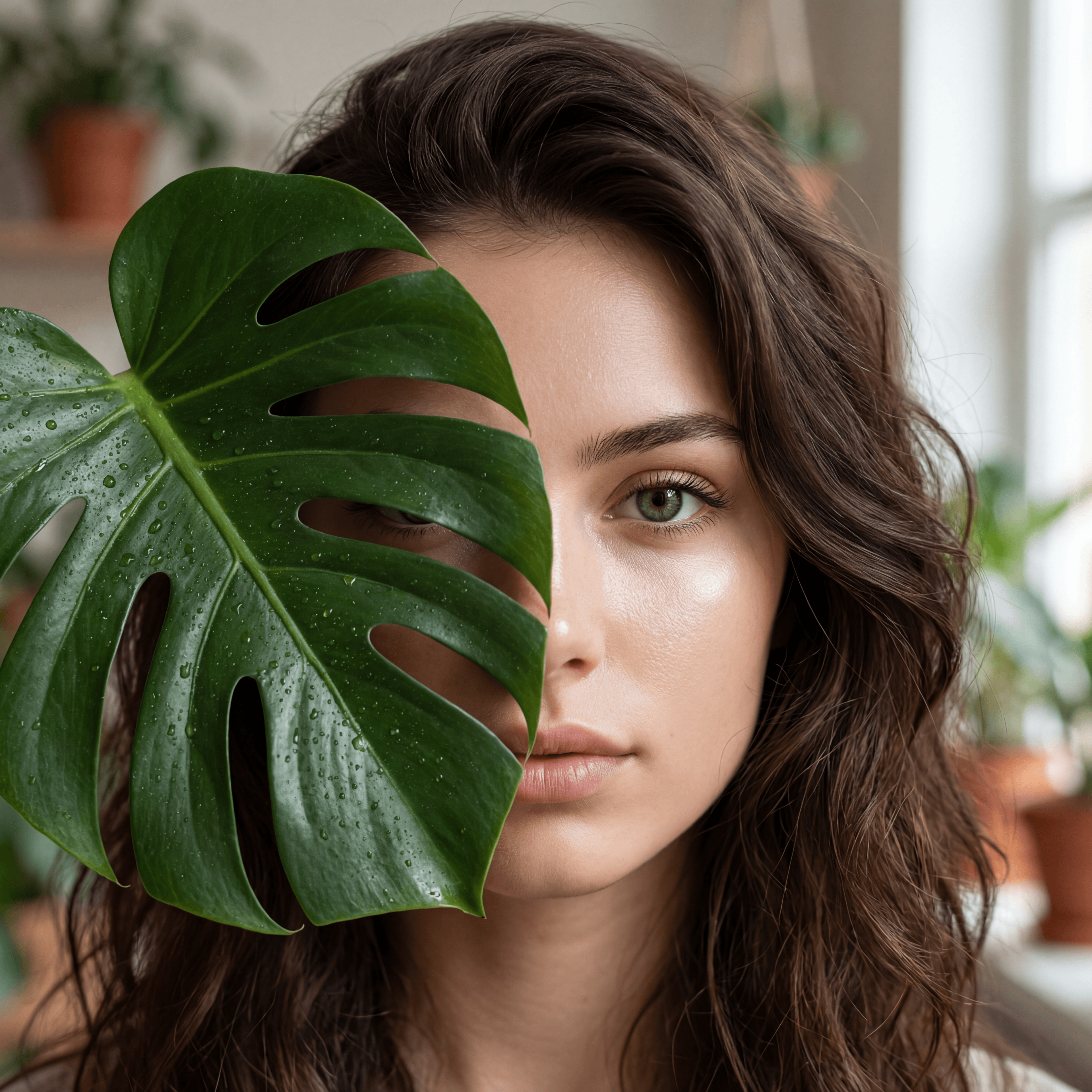 A woman with lustrous, healthy hair showcasing the visible results of Follicare Hair Nutrition supplements